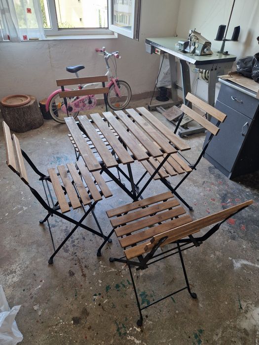 Masa + 4 scaune exterior set torno