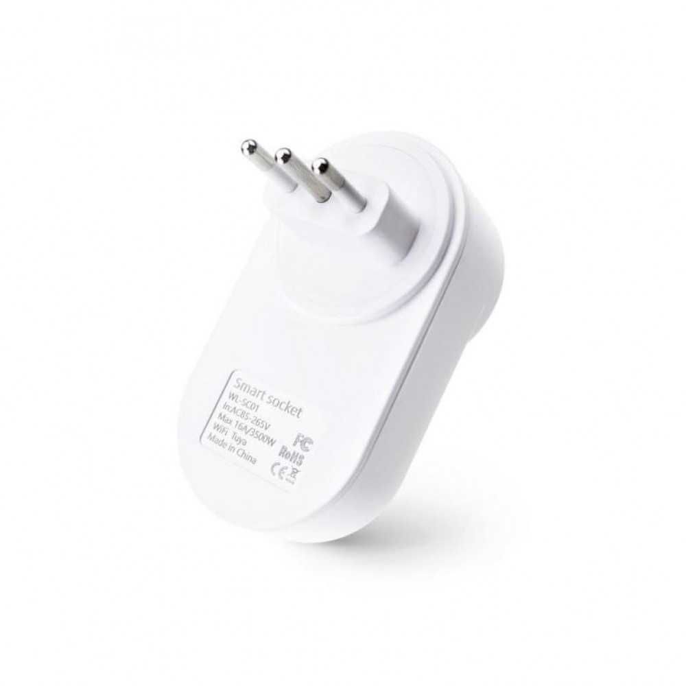 Контакт TUYA Smart Power Plug, Интелигентен, WiFi, 220-240