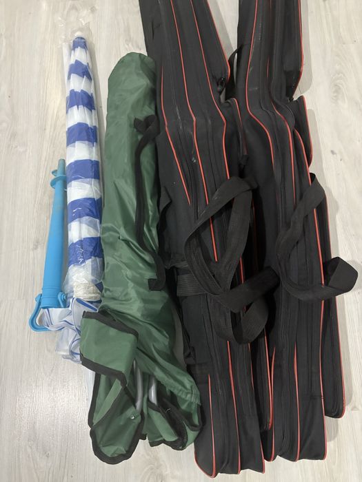 Set complet de pescuit Lansete, mulinete, avertizor, swinger, husa