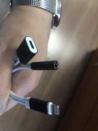 Adaptor iPhone (audio jack-lightning, 2xlightning, microUSB-lightning)