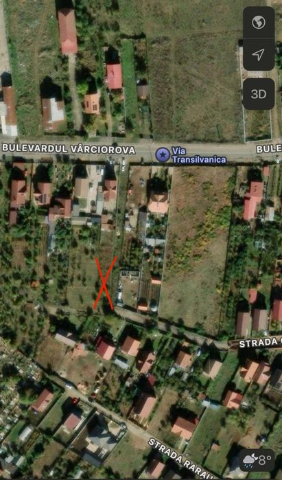 Teren 400 mp, zona Aeroport