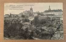 carte postala 1908 Franta expediata in Anglia de colectie