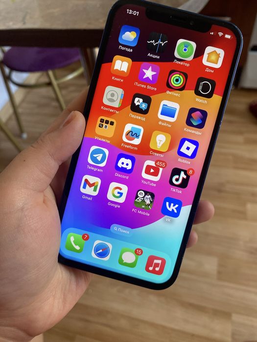 Айфон 12 128gb 75% Быстрый чёткий