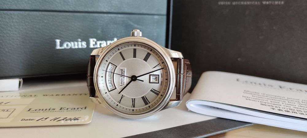 Ceas automatic Louis Erard stare că nou full box tag heuer longines