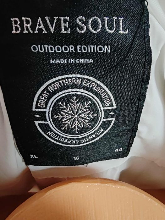 Geaca lunga puffer Brave Soul