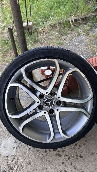 Оригинални джанти 18 цола за Mercedes Спорт пакет 5x112 + летни гуми