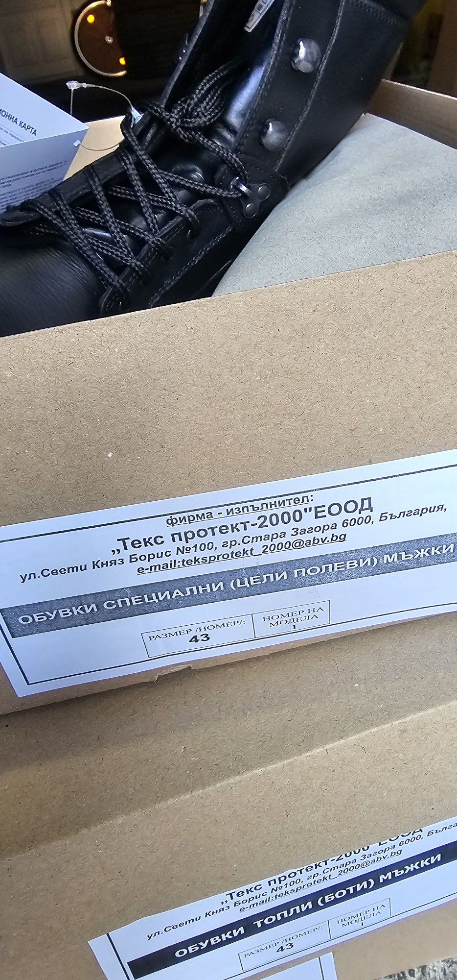 Мъжки кожени боти