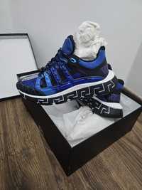 SNEAKERS VERSACE, Trigreca, Low Sneakers In Blue