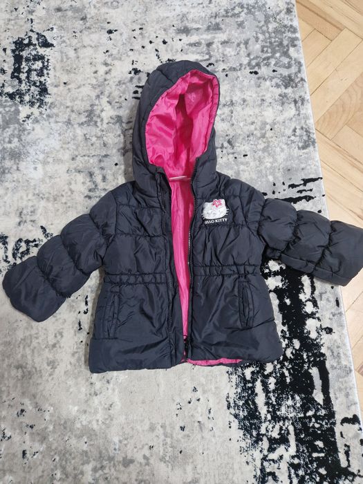 Geaca copii groasa hello kitty