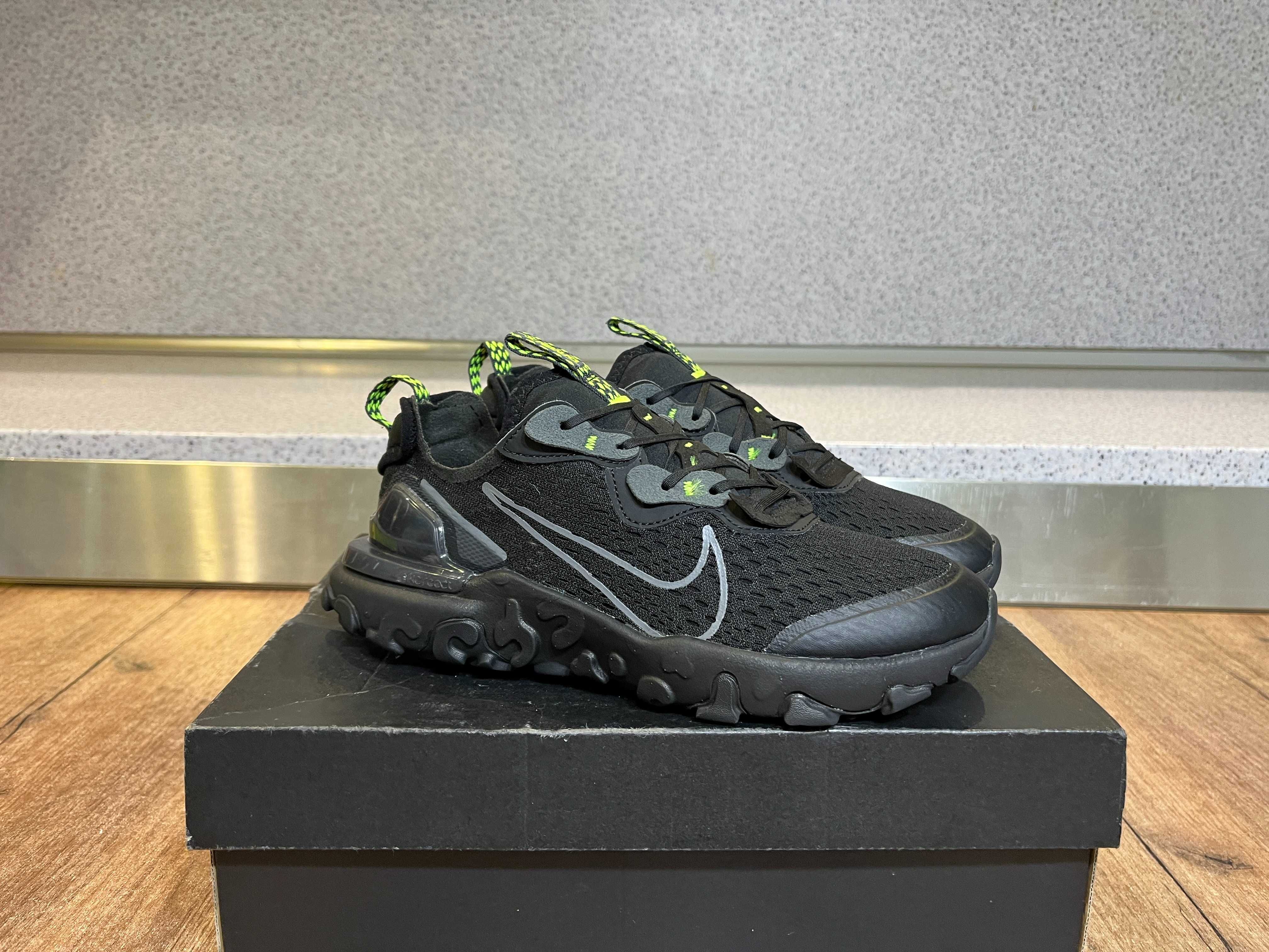ОРИГИНАЛНИ *** Nike React Vision black/volt/dark grey