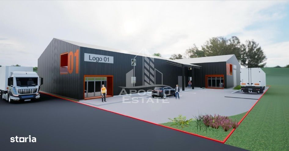 Hala noua cu rampa tir, 540 mpu, Giarmata