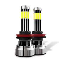 Х10L LED крушки за автомобил H4 . 10 диода,360° 12000 LM, 60W