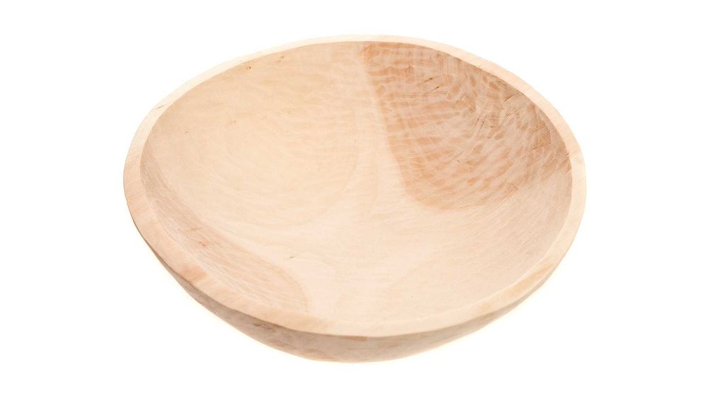 Bol mare din lemn, 28 cm