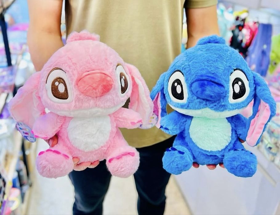 Плюшени играчки Стич и Ейнджъл 25см, плюшена играчка Stitch Angel