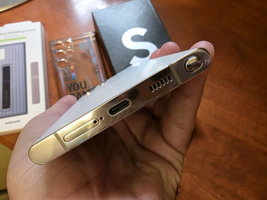 Samsung Galaxy S22 Ultra 512GB, 5G, Dual Sim, White, la pachet + bonus