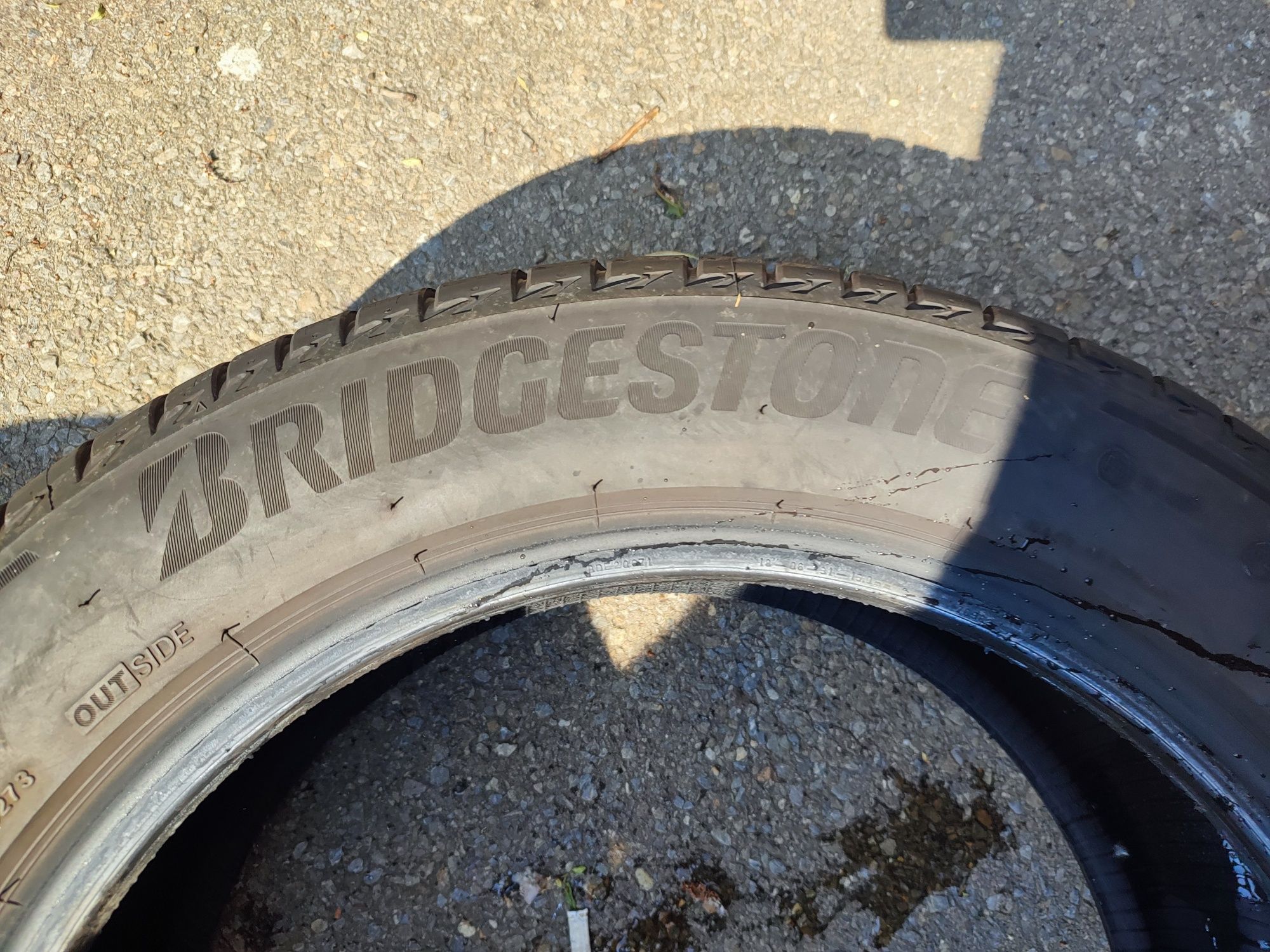 225/55/18" 2броя Bridgestone turanza 005,dot1722,7mm