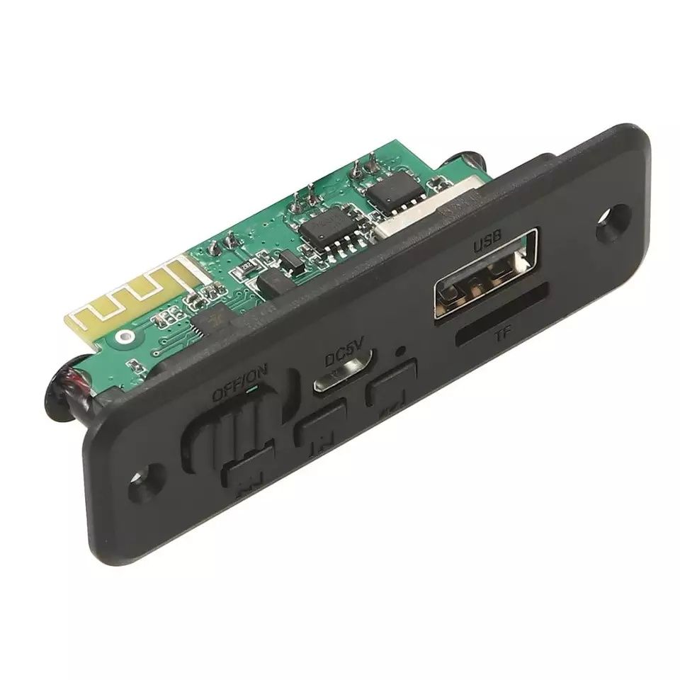 Mp 3 player 3.7V-5V/2 x 3 W модул за вграждане, Bluetooth5.0/Tf/Fm/USB