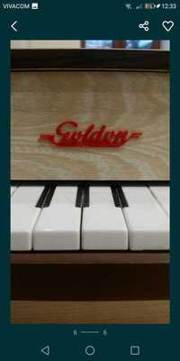 Антикварно винтажно музикално играчка пиано