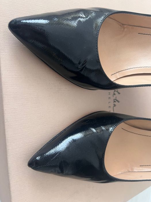 Musette pantofi cu toc negri