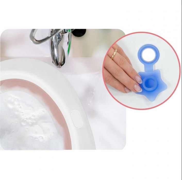 Cadita Pliabila pentru baie copii RicoKids cu senzor de temperatura