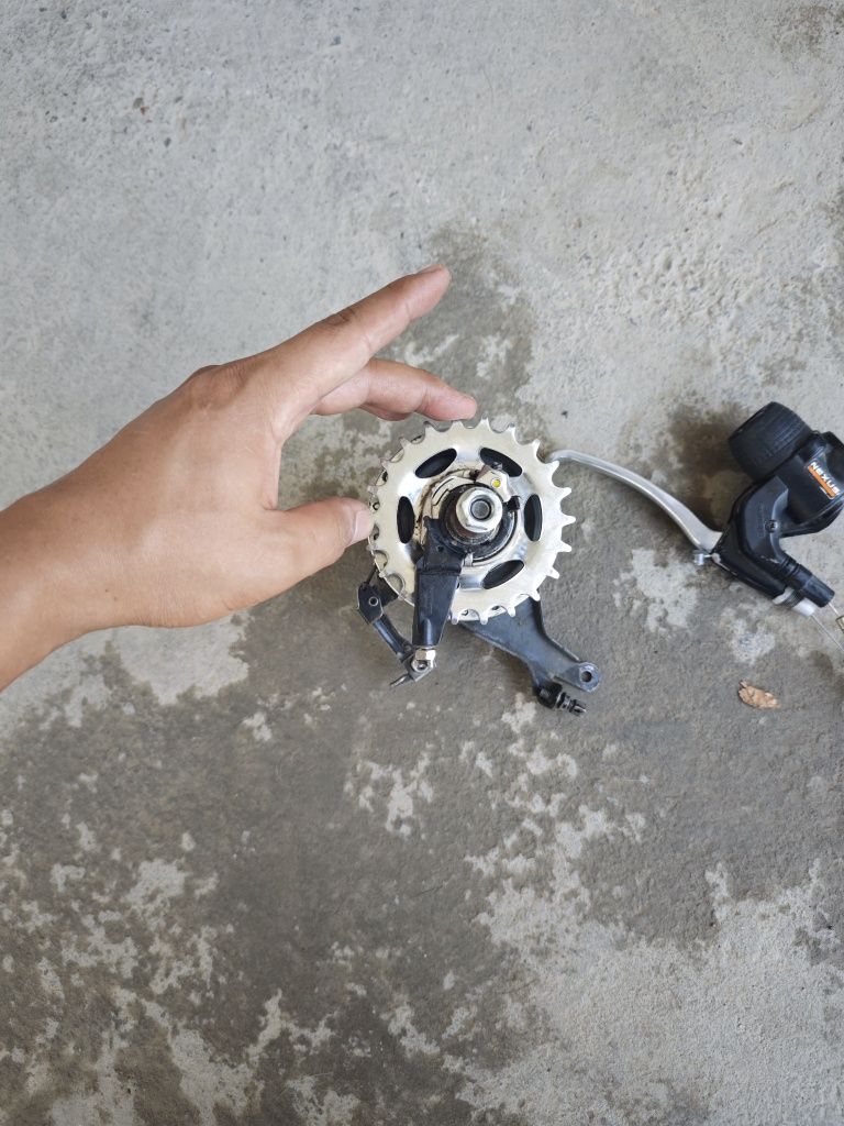 Планеттарная фтулка Shimano 3 скорости+ Нейтральная скорость