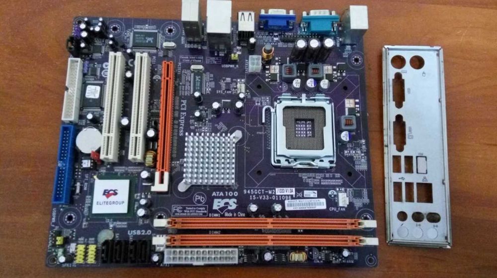 Placa de baza ECS 945GCT-M2/1333 v1.0 socket 775 - testata
