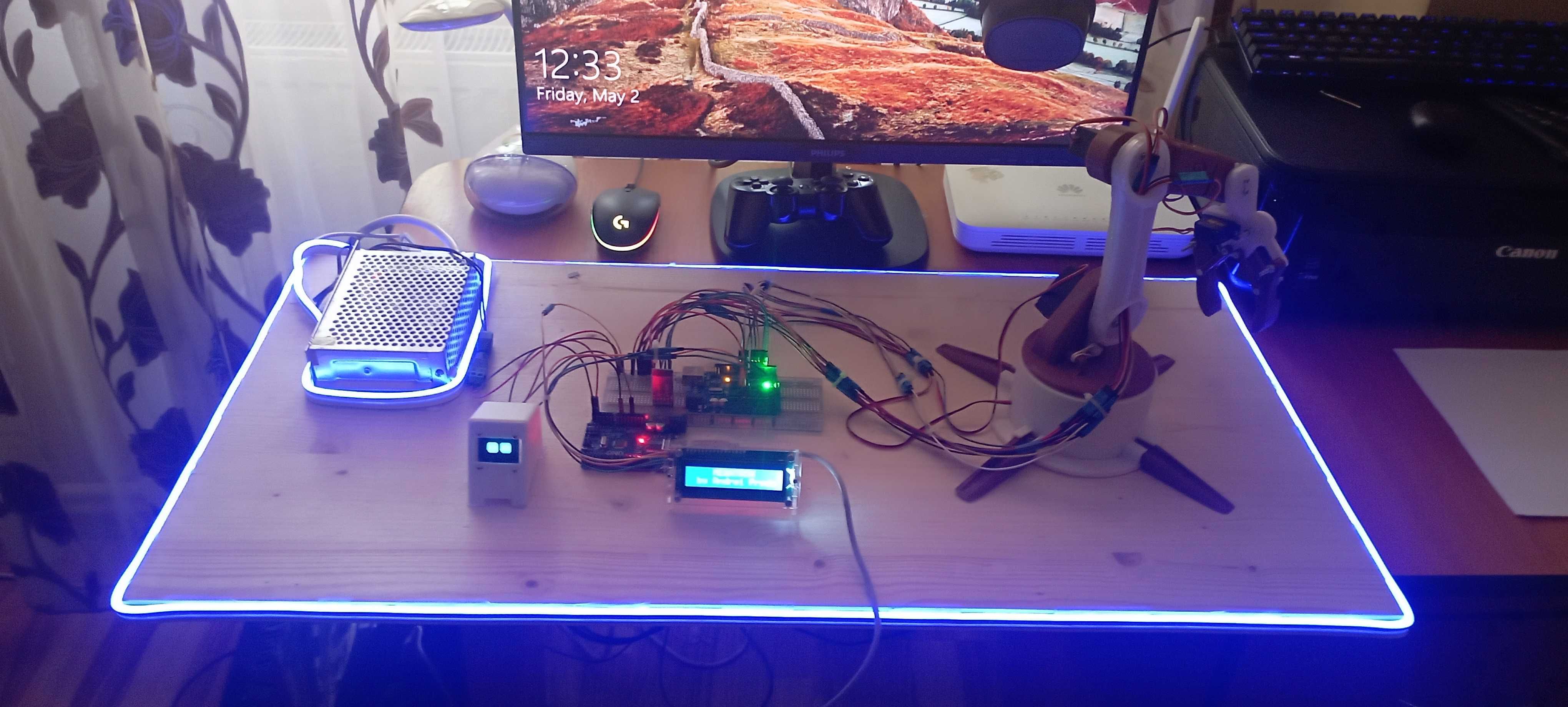 Mana robotica arduino