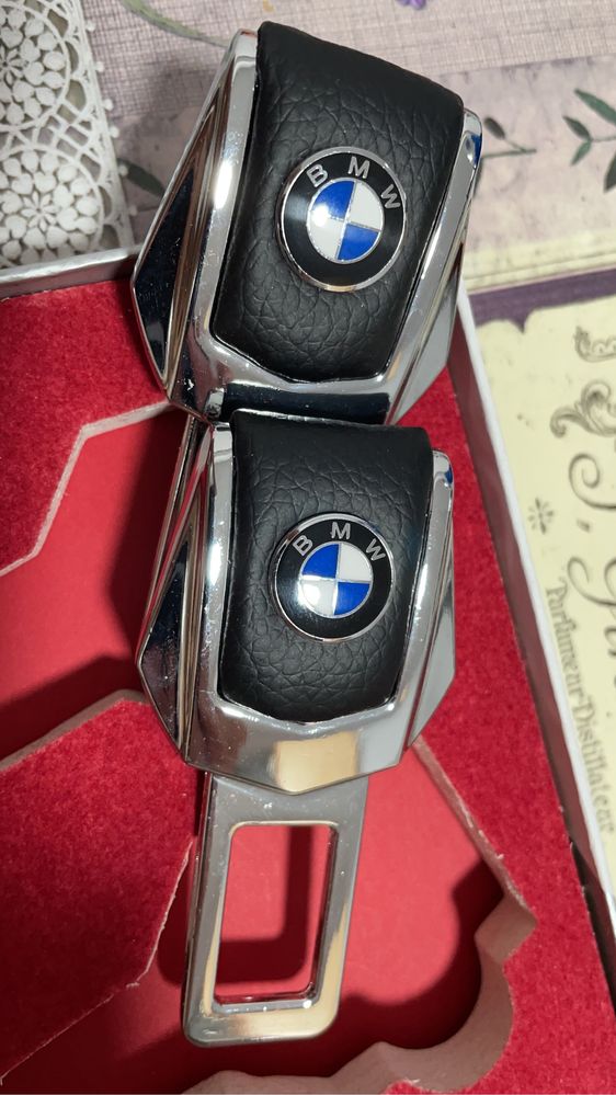 Anulator de centura cu logo BMW, siguranta anulare sunet