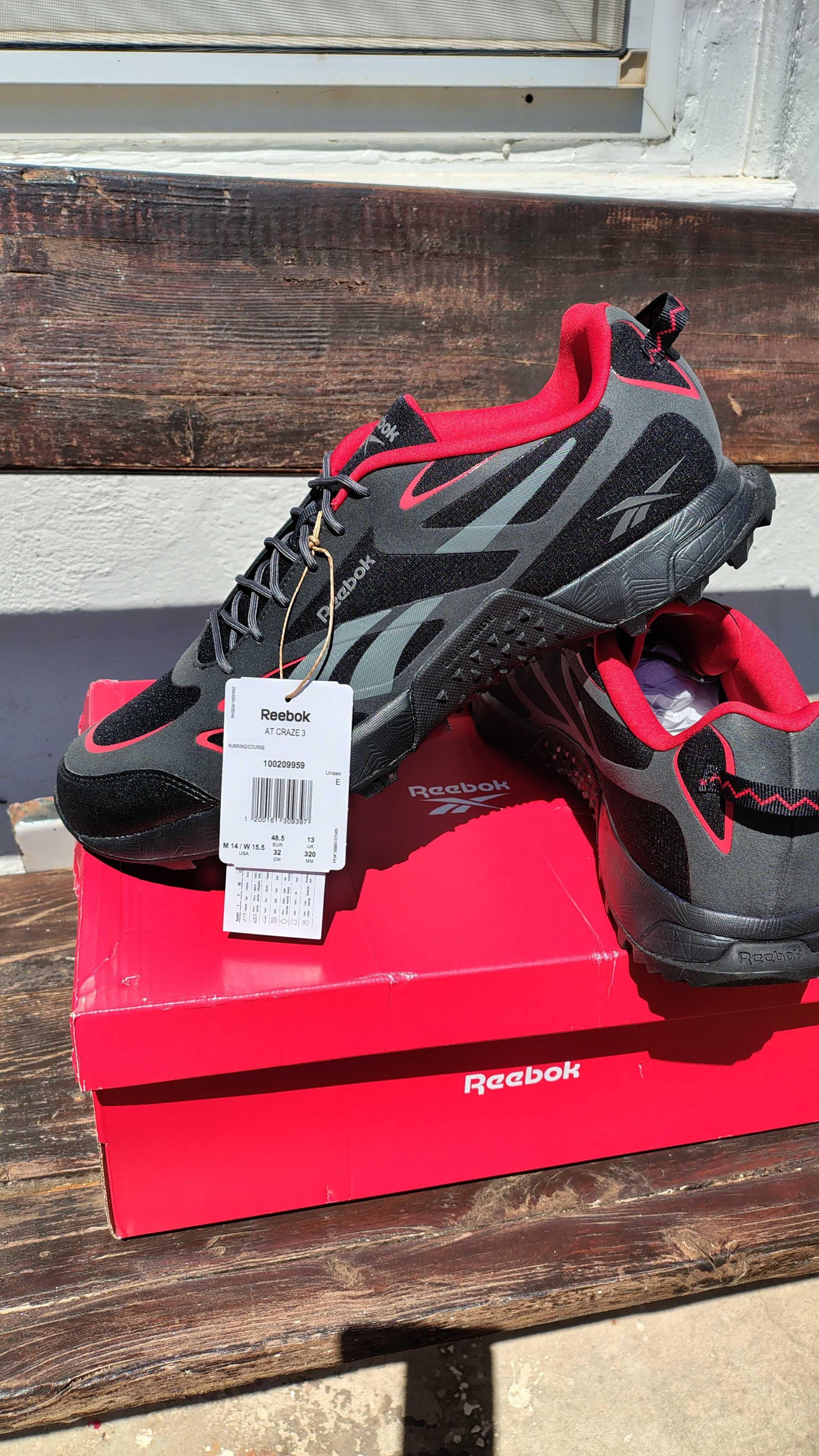 Маратонки мъжки Reebok, номер 48.5, стелка 32см