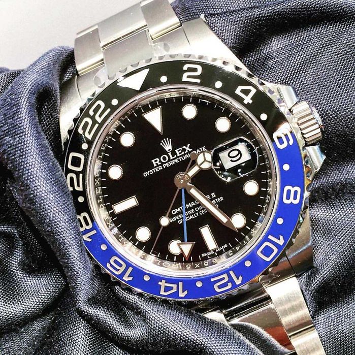 rolex gmt-master batman oyster