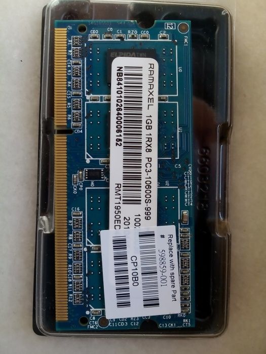 Memorie laptop 1GB DDR III 1333MHz PC 10600S