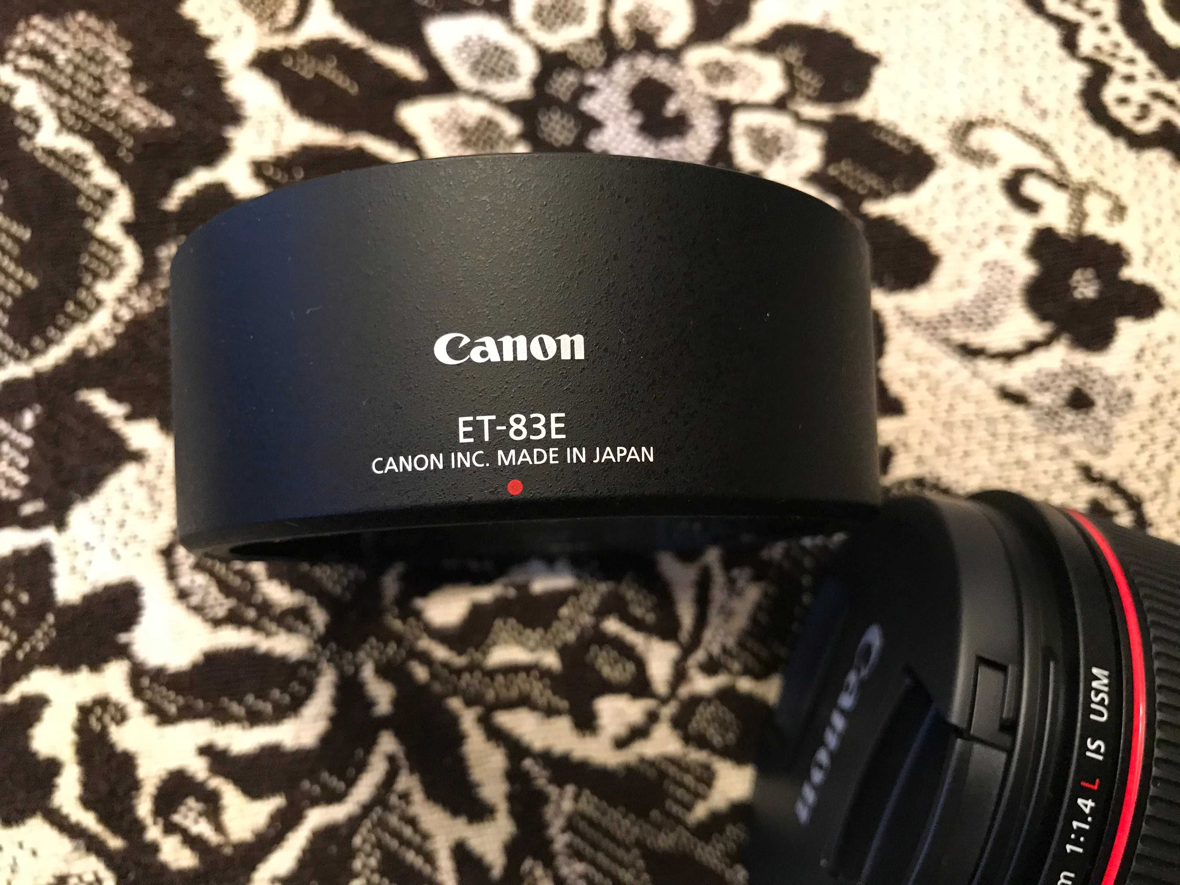 Canon Lens EF 85mm f 1.4 L USM