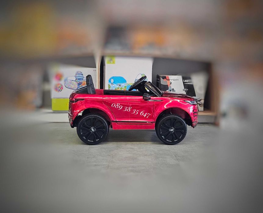 ТОП ЦЕНА!НОВО!Акумулаторен джип RANGE ROVER EVOQUE с 4Х4,12V,меки гуми