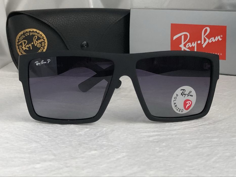 Класически мъжки слънчеви очила маска 2 цвята с поляризация