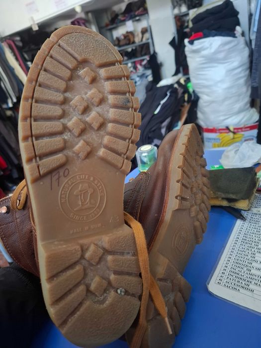 Bocanci din piele naturala Panama jack