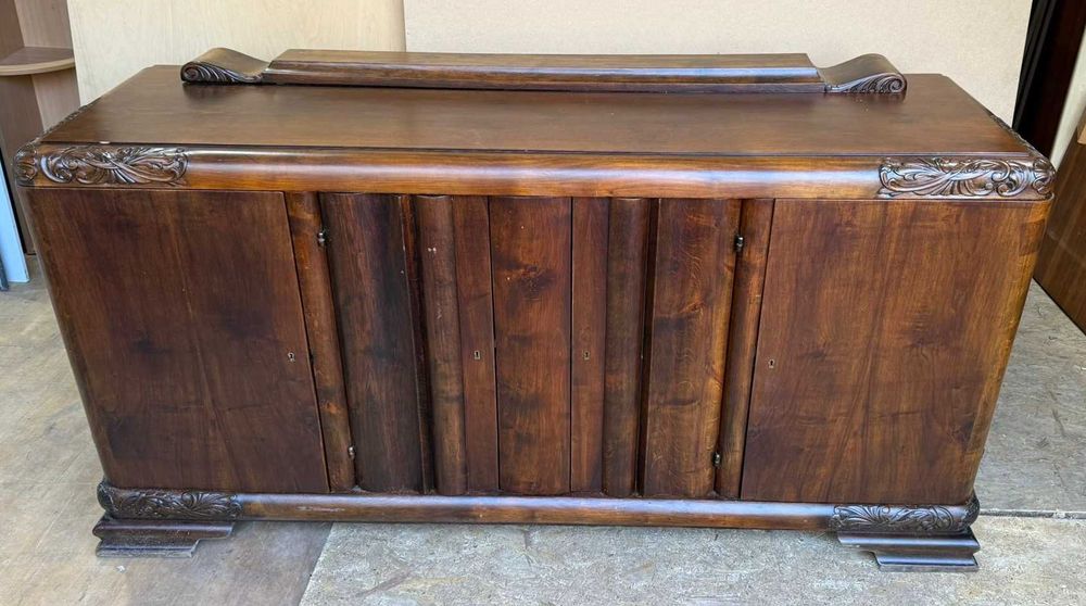 Servanta Vintage din Lemn Masiv Stil ArtDeco; Bufet; Comoda