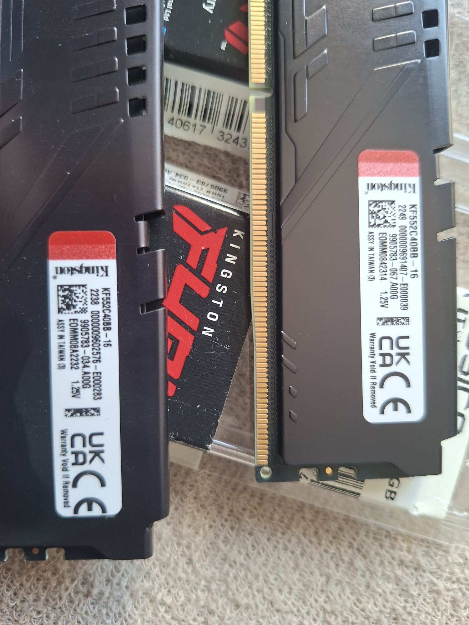 2 броя(32gb Kit) Kingston FURY Beast 16GB 5200MHz DDR5