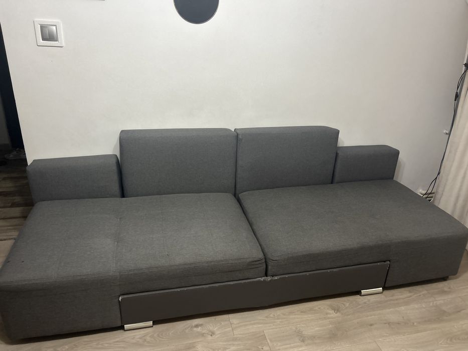 Canapea extensibila gri