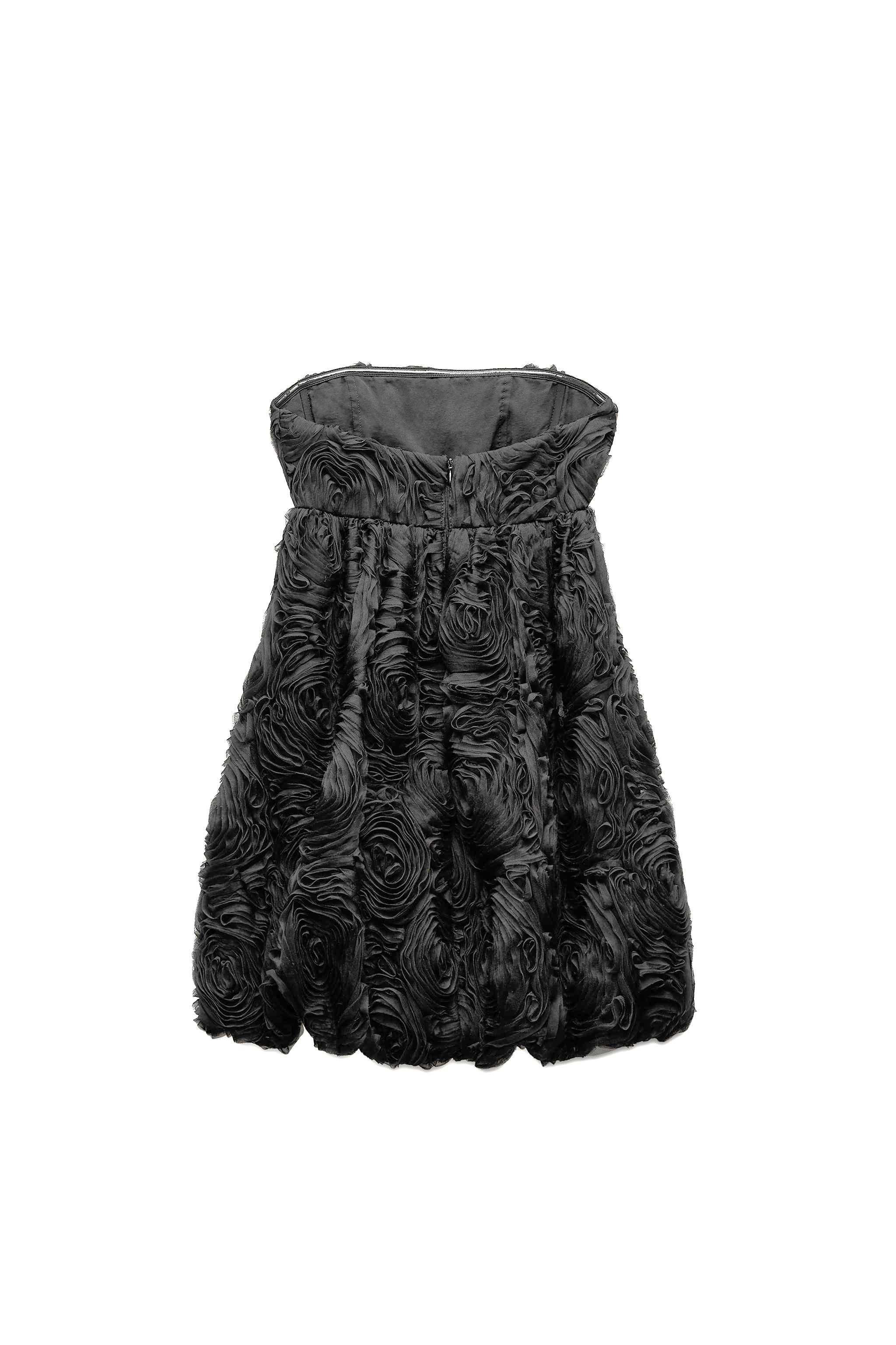 Рокля с релефни цветя Zara S
