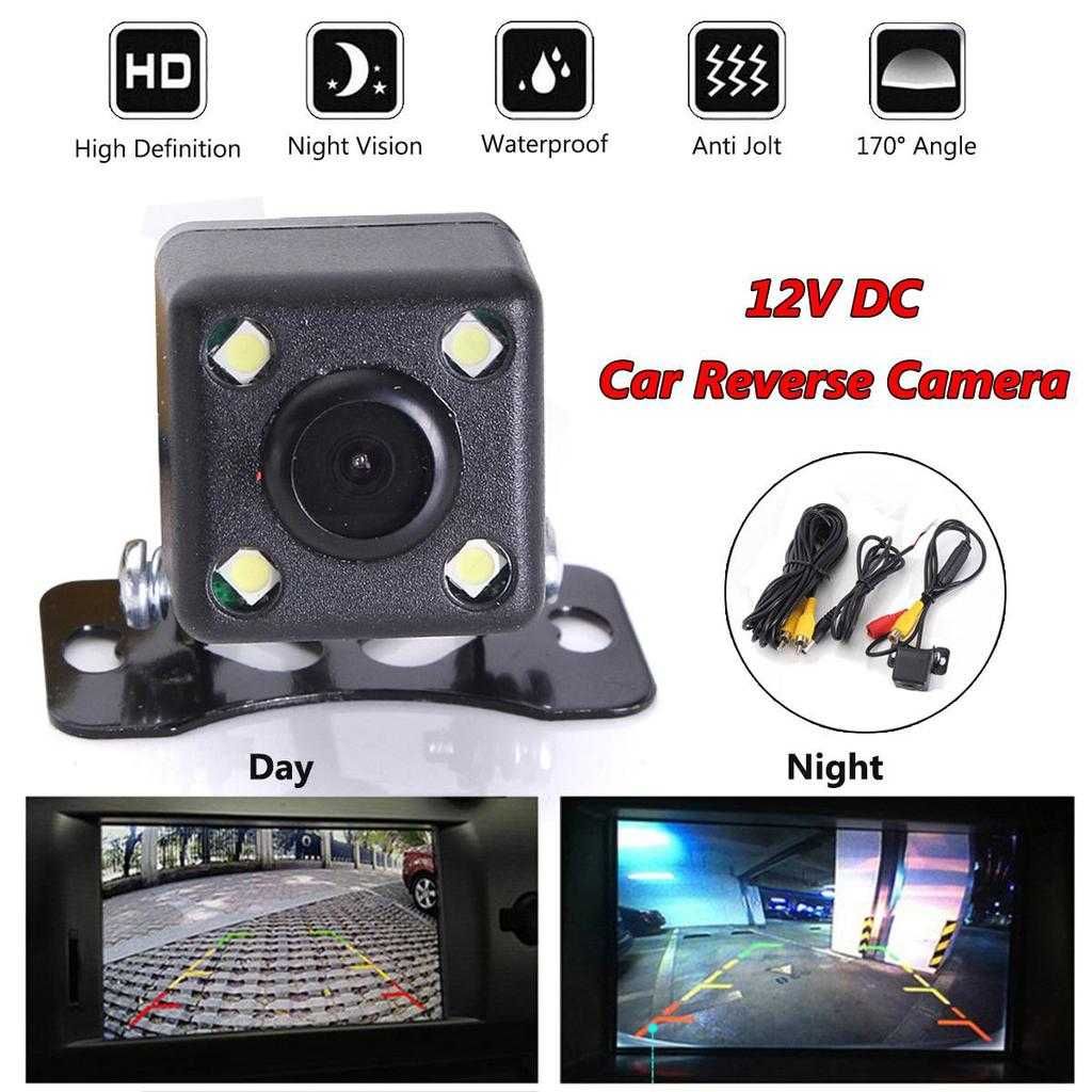 Camera auto video marsarier cu 4 LED si Monitor LCD pliabil de 4.3