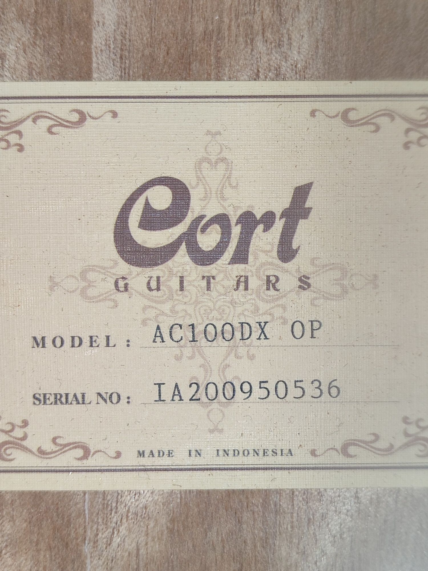 Гитара Cort AC100DX OP чехол&подставка в комплекте