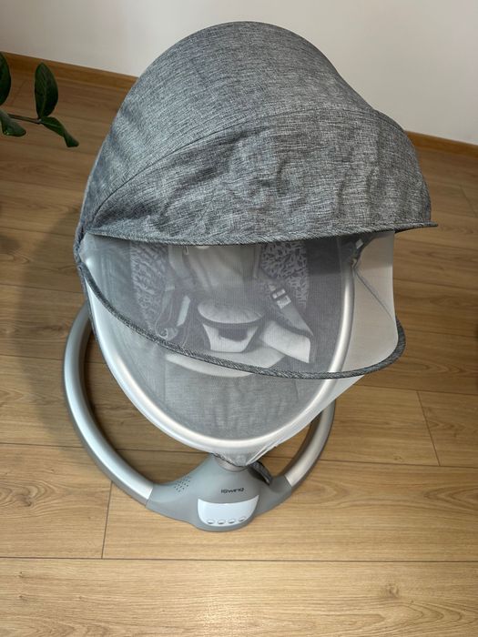 Електрическа люлка Cangaroo - iSwing, графит