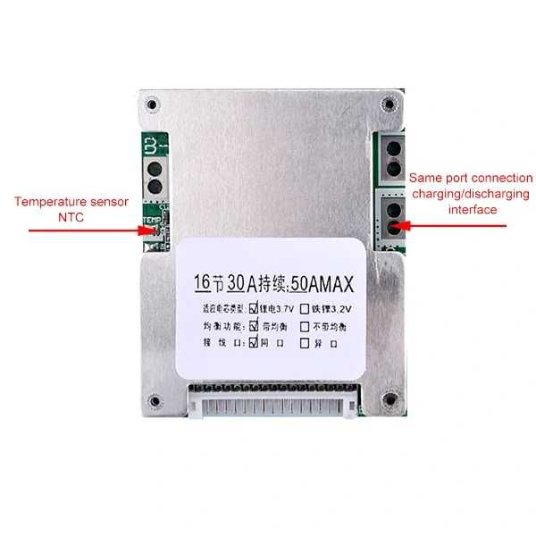 BMS 16S 60V 40A pt baterie scuter electric