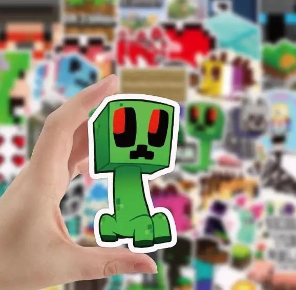 Set 50 stickere abțibilduri stickers Minecraft laptop skateboard