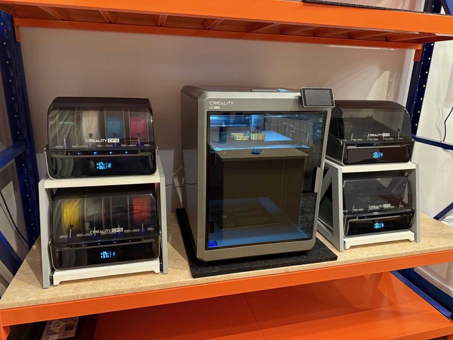 3D принтер Creality K2 Plus до 16 цвята (4 автоматични подаващи с-ми)