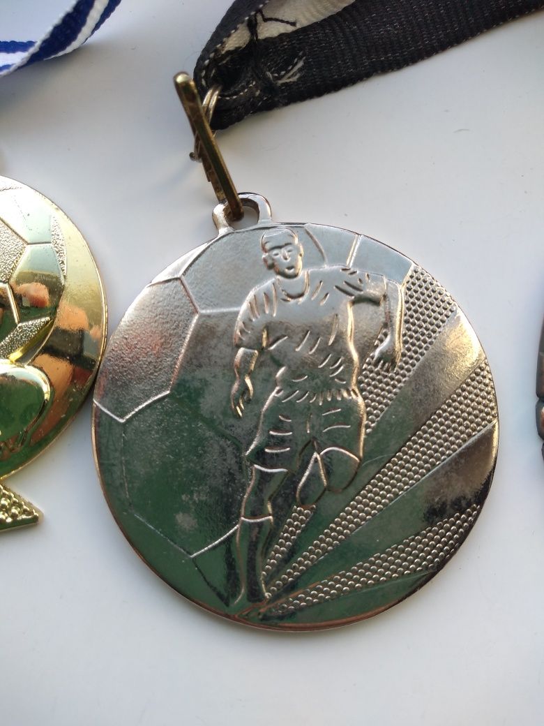 Medalii metalice fotbal, ski 5, 7 cm