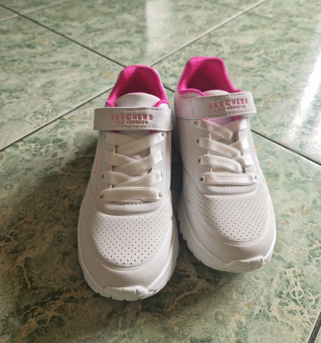 Sneakersi Skechers, pt copil - din piele ecologica