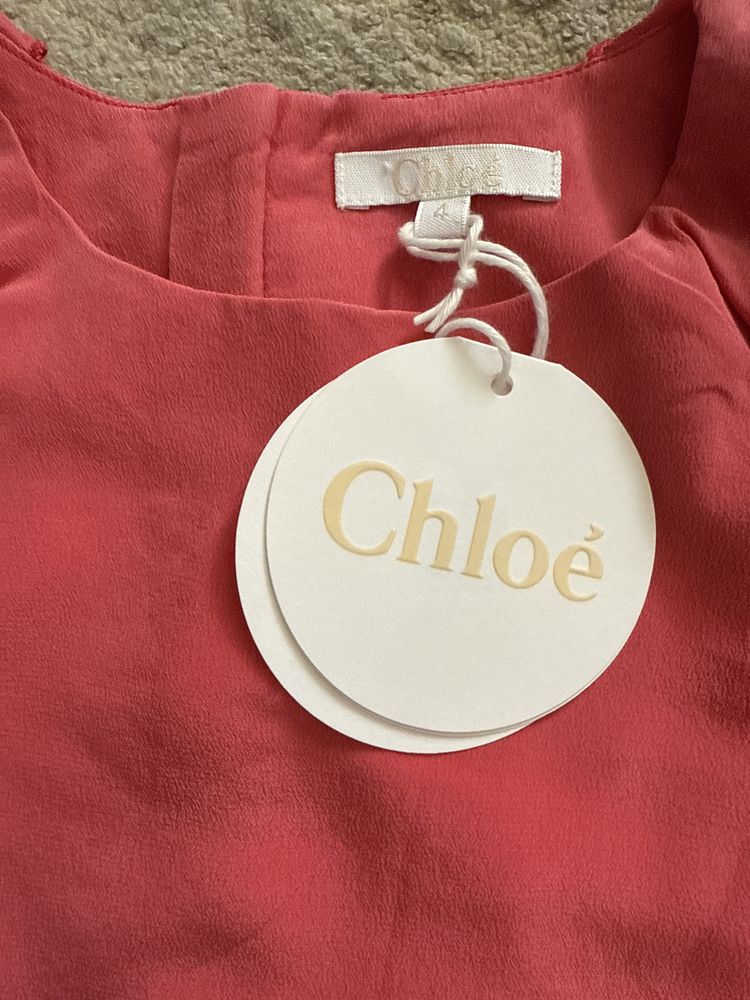 Blusa chloe din matase noua fetita 4 ani