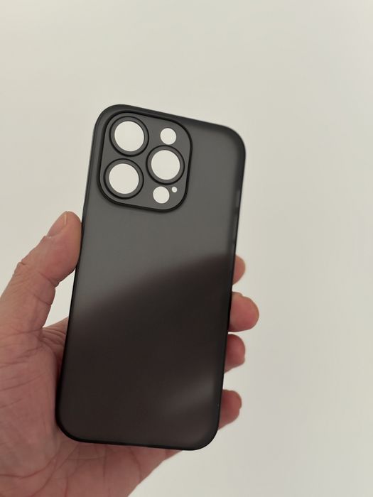 Husa ULTRA SLIM 0,2mm Negru Mat iPhone 16 15 14 Pro 13 12 11 Pro,XS