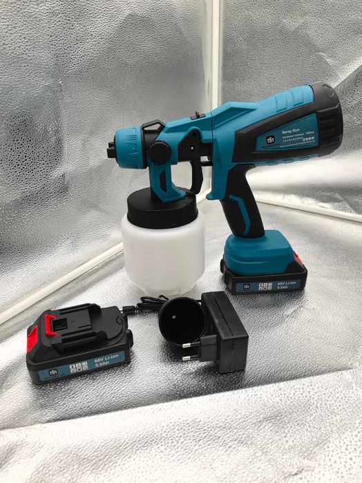 Pistol de vopsit cu acumulator Supamaster – 199 lei